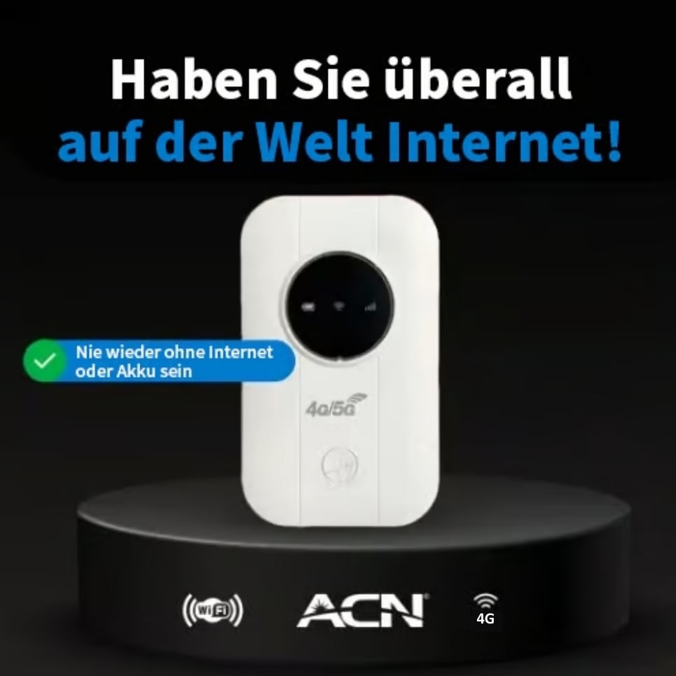 🔥Letzter Tag 49% Rabatt✨Tragbares WLAN Kommt mit Firewall