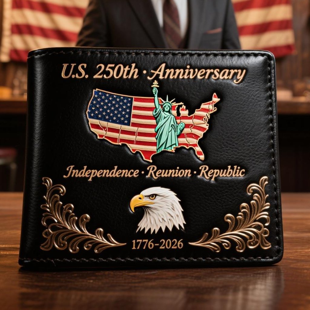 🔥LAST DAY 49% OFF -  U.S. 250th Anniversary Leather Wallet