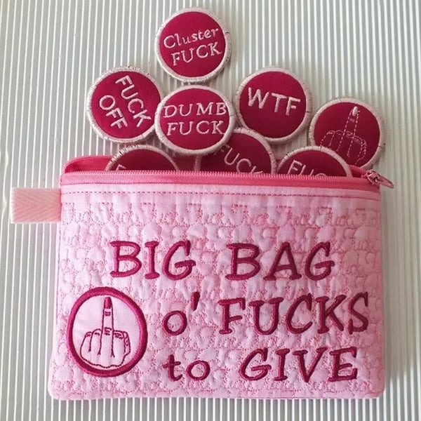 🤣Big Bag of F*cks to Give Zipper Pouch