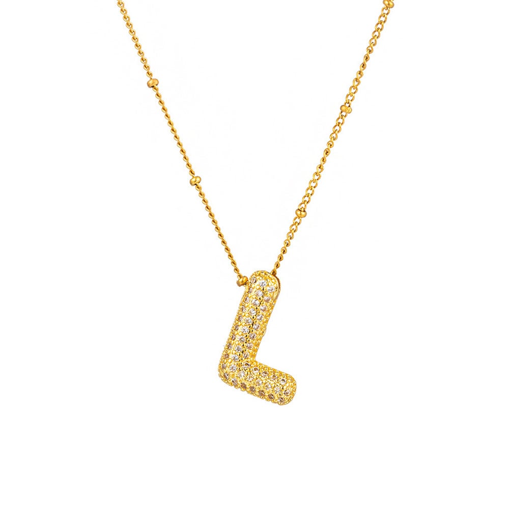 🔥Last Day Promotion 48% OFF-🎁-Initial Bubble Necklace