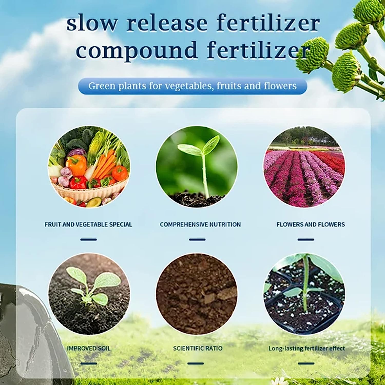 🔥Limited Time Sale 48% OFF🎉Organic Slow-Release Tablet Fertilizer