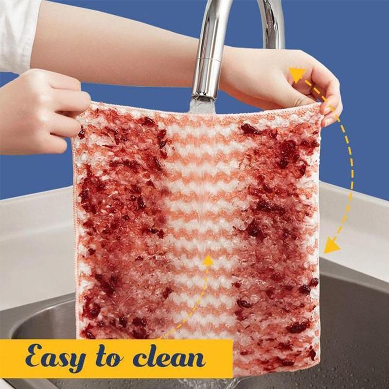 (🔥Last Day Promotion - 50% OFF) Microfiber Cleaning Rag (5PCS)