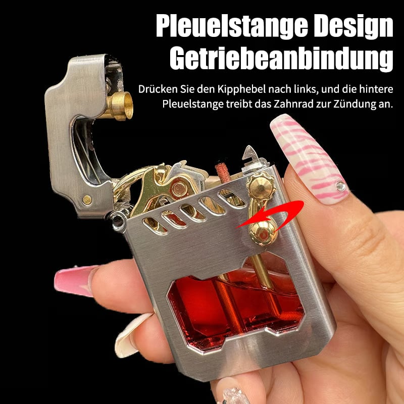 🔥LETZTER TAG 50% Rabatt-  Mecha Metal Rocker Feuerzeug