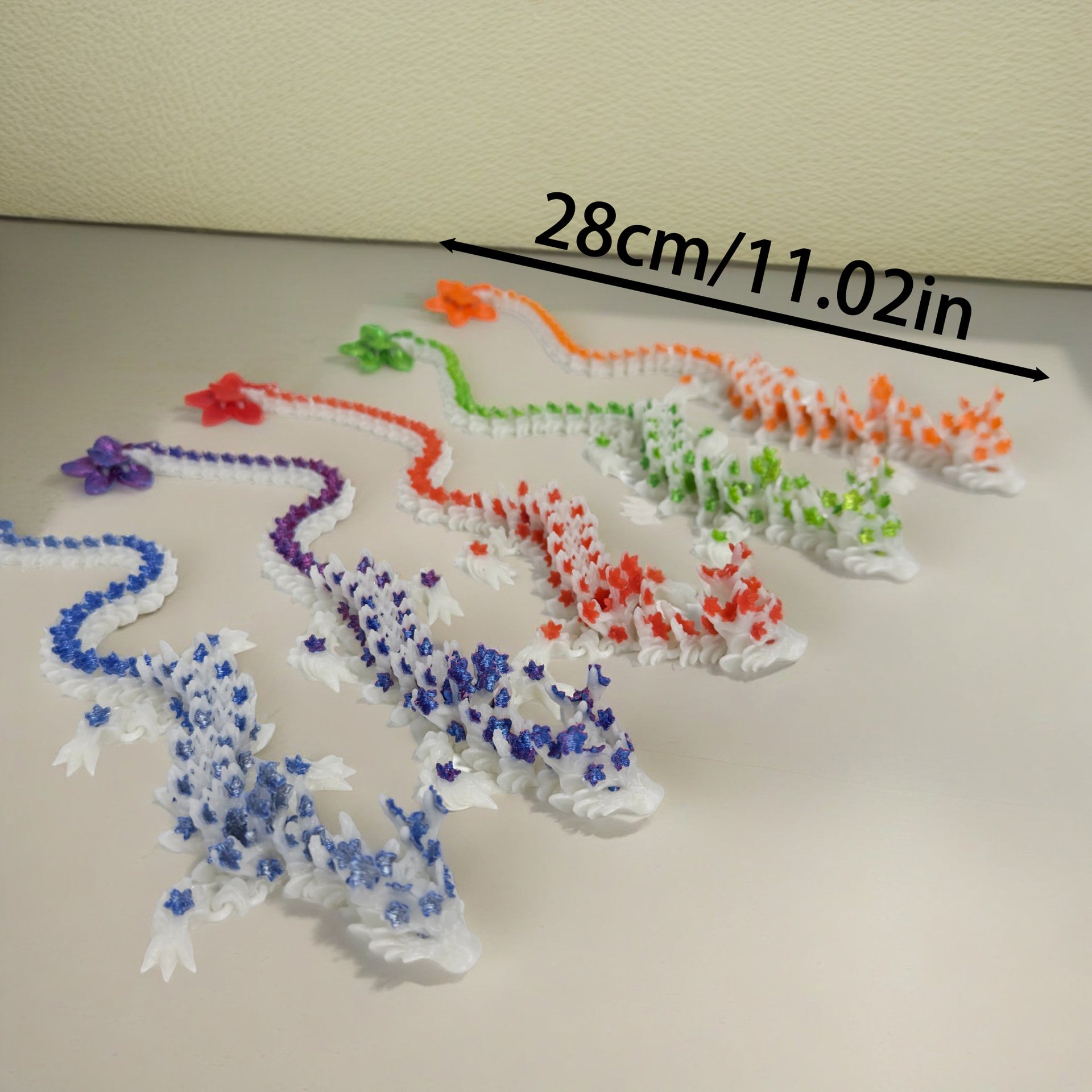🐉 3D-gedruckter leuchtender Kirschblütendrache