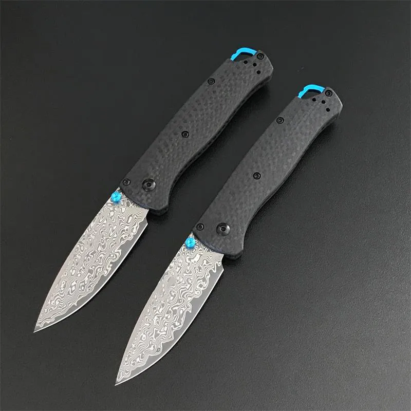 BM535C Vg10 Damascus Blade Carobon Fiber Handle Pocket Knife
