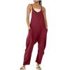 (🎉Last Day Promotion 50% OFF) Wide Leg Jumpsuit with Pockets