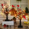 🔥🎄2025 New Christmas Sale 49% Off - Vintage Glowing Tree with Cardinals