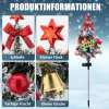 🔥LETZTER TAG 50 % RABATT🎄Solar Weihnachtsbaumlichter Außenbeleuchtung wasserdicht