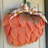 🔥Last Day Promotion - 70% OFF🎁🍁Farmhouse Pumpkin Wreath For Front Door