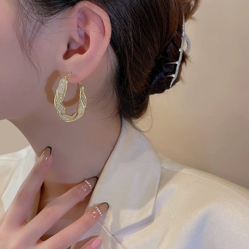 🔥Last Day Promotion 70% OFF-🔥-Fashion Twist Earrings