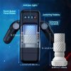 SHEMESIX - Male Masturbation Cup - LCD Smart Speaker Retractable Sucking Plane Cup Masturbation Sex Products