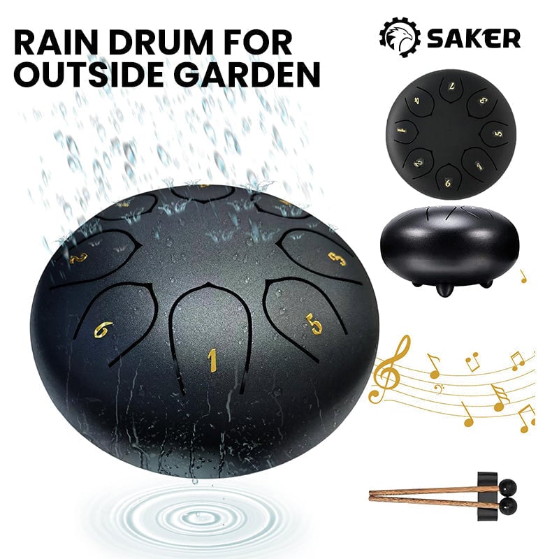 💦Rain Drum for Outside Garden with The Fingerstalls