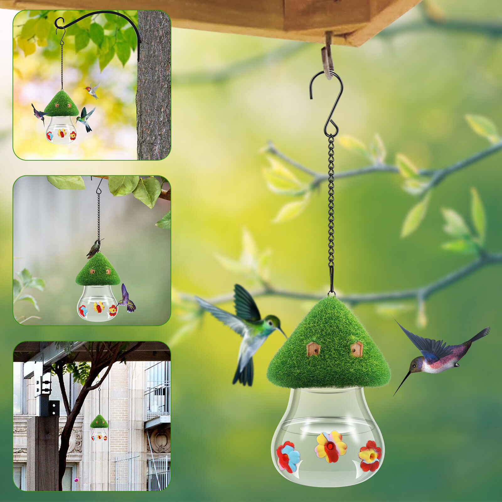 (🔥Last Day Promotion - 50% OFF) Hummingbird Water Feeders for Outdoors Hanging Bird Water Feeder