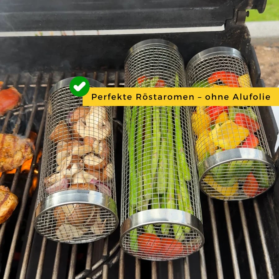 2025✨Letzter Tag 49 % Rabatt🔥Zylindrischer Grillkorb