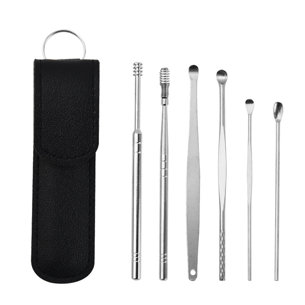 👂Set Ear Wax Pickers Stainless Steel Earpick Wax Remover