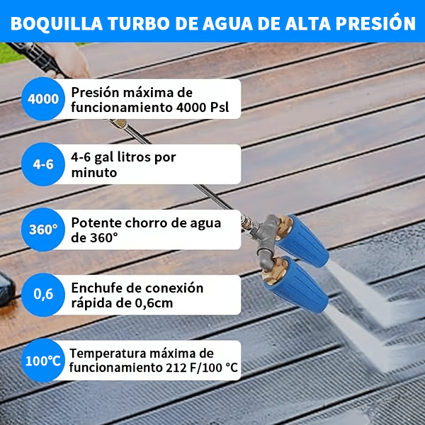 🔥Último día de promoción: 49% OFF✨Boquilla Turbo Doble/Triple