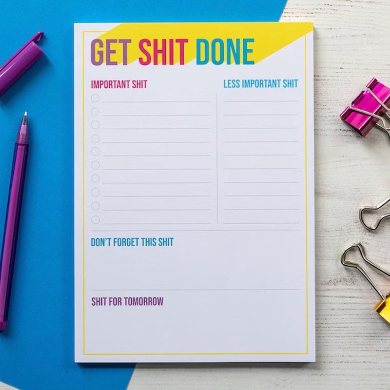 Funny notepad