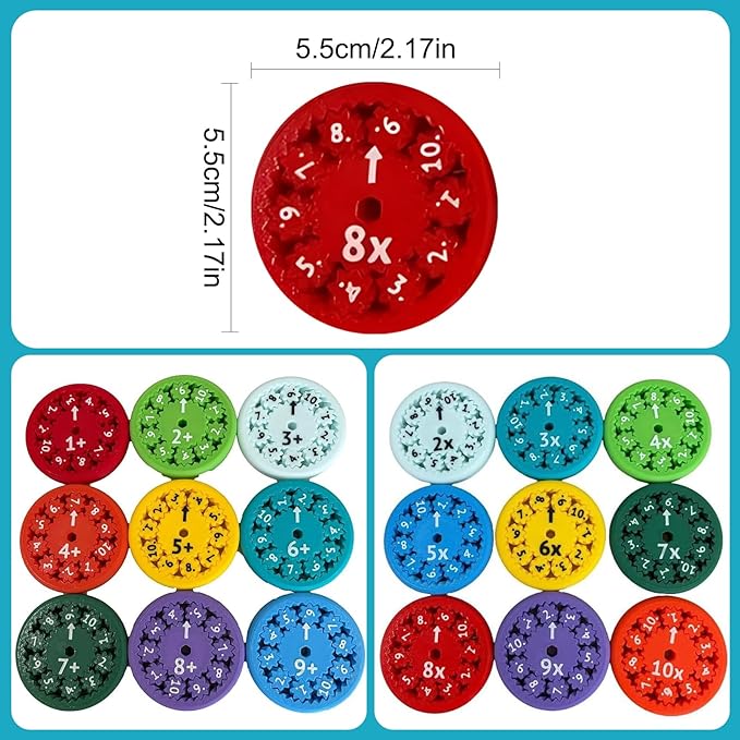 🔥Last Day 50% OFF- Math Facts Fidget Spinners