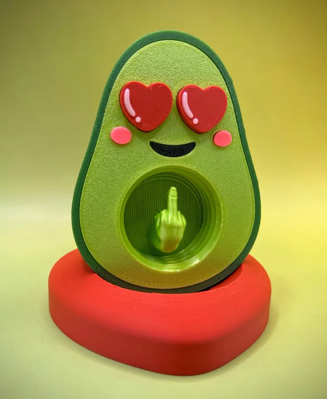 💕💝Valentine's Day Sale - 49% off 💕Funny 3D middle finger avocado