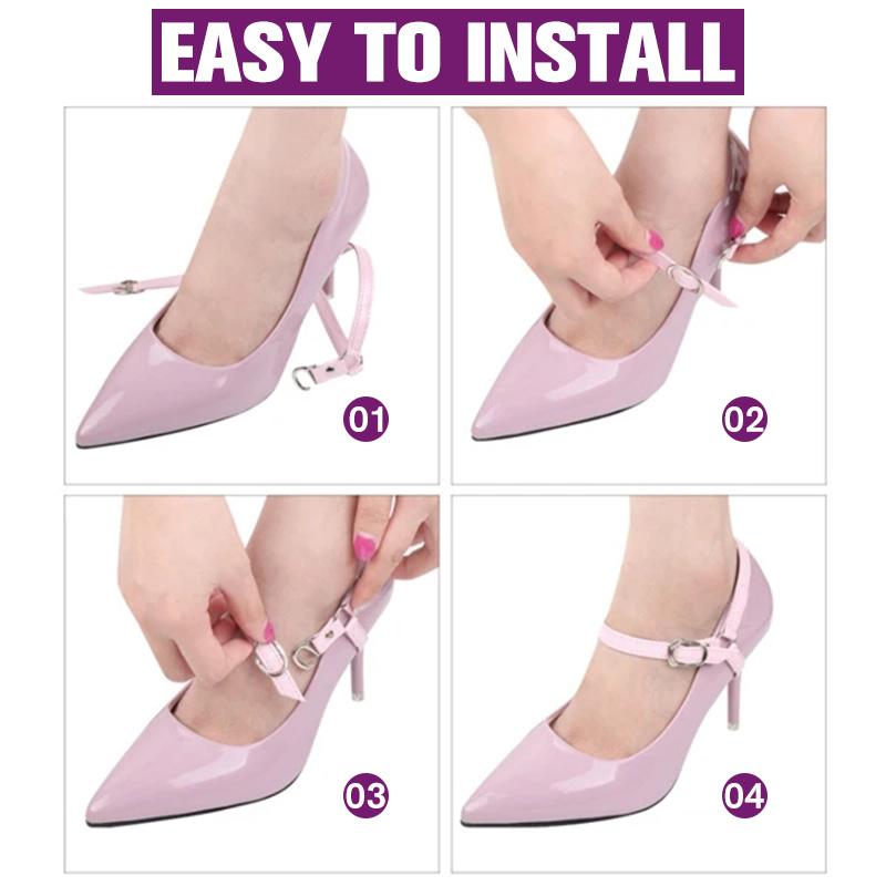 (🔥Last Day Promotion - 49% OFF)Instant Shoe Heel Straps (Pair of 2), Buy 4 Free Shipping