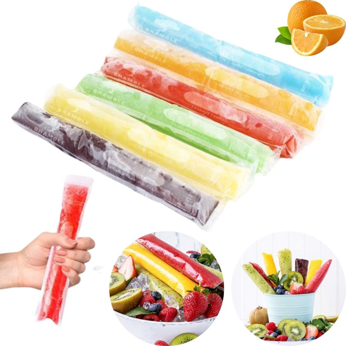 (Summer Sale- 48% OFF) Ice Popsicle Mold Bags 20pcs- BUY 4 FREE SHIPPING