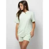 ✨Letzter Tag 49 % Rabatt🔥Bequemes Cloud-T-Shirt und Shorts, zweiteiliges Set