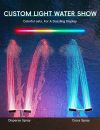 🎁Last Day Sale - 50% OFF🌊Solar Pool Fountain with Lights Dual Arc - Above/Inground Pool Fountain Lights with Remote Control