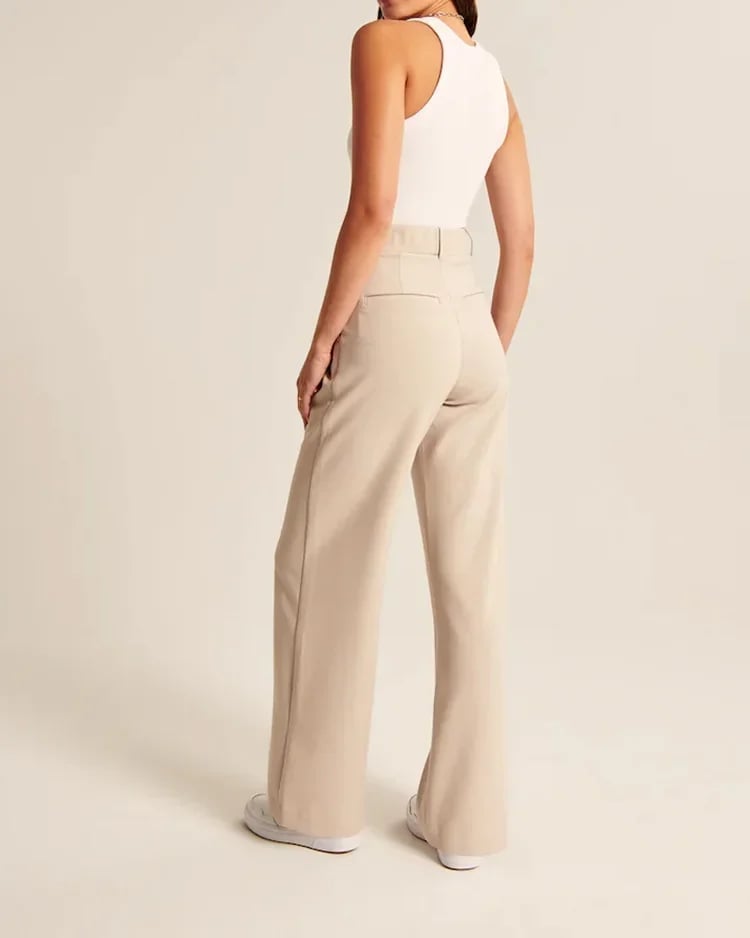 💕Last Day Promotion 50% OFF - 2023 The Effortless Tailored Wide Leg Pants(Buy 2  Free Shipping)