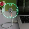 LED Display Clock Fan