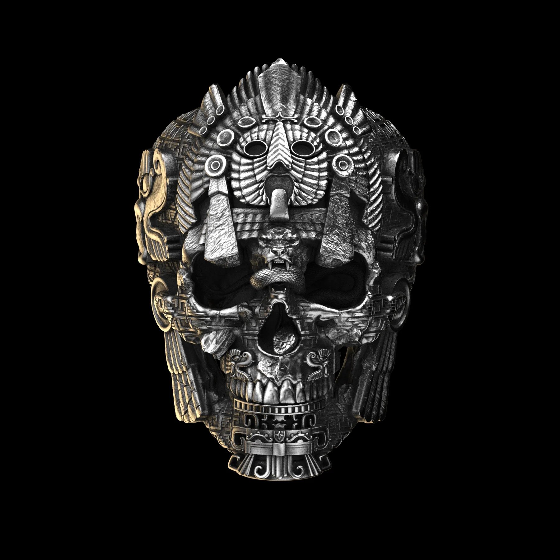 TikTok Last Day Promotion -60% OFF🎉Sterling Silver Black Skull Ring