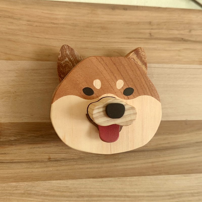 🔥Last Day 49% OFF🎁Handcrafted Wooden Shiba Inu Doorbell Wind Chime