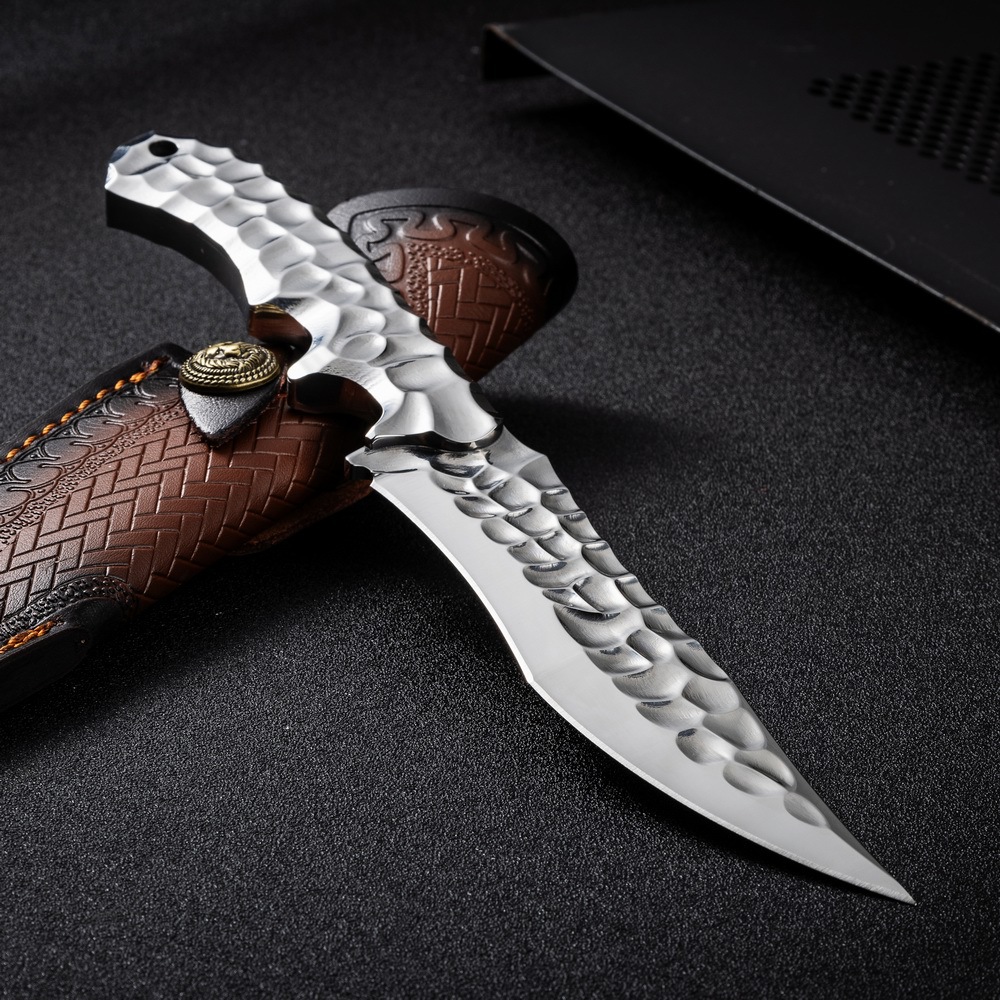 🔥Letzter Tag 50% RABATT-Frostfang Drakonite Edge: Jagdmesser aus VG10-Stahl