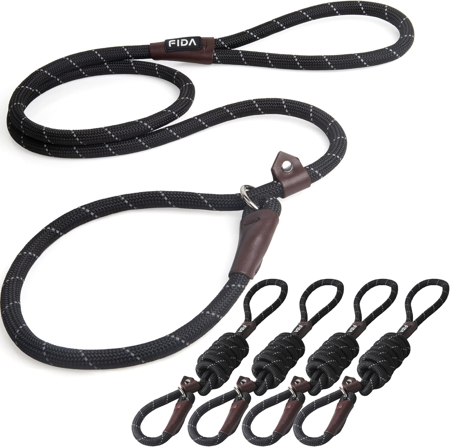 Fida Durable Slip Lead Dog Leash, 6 FT x 1/2