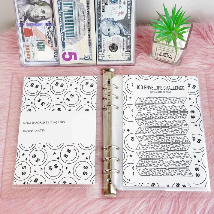 🔥Last Day Promotion 70% OFF💞100 Envelope Challenge Binder⚡BUY 2 FREE SHIPPING