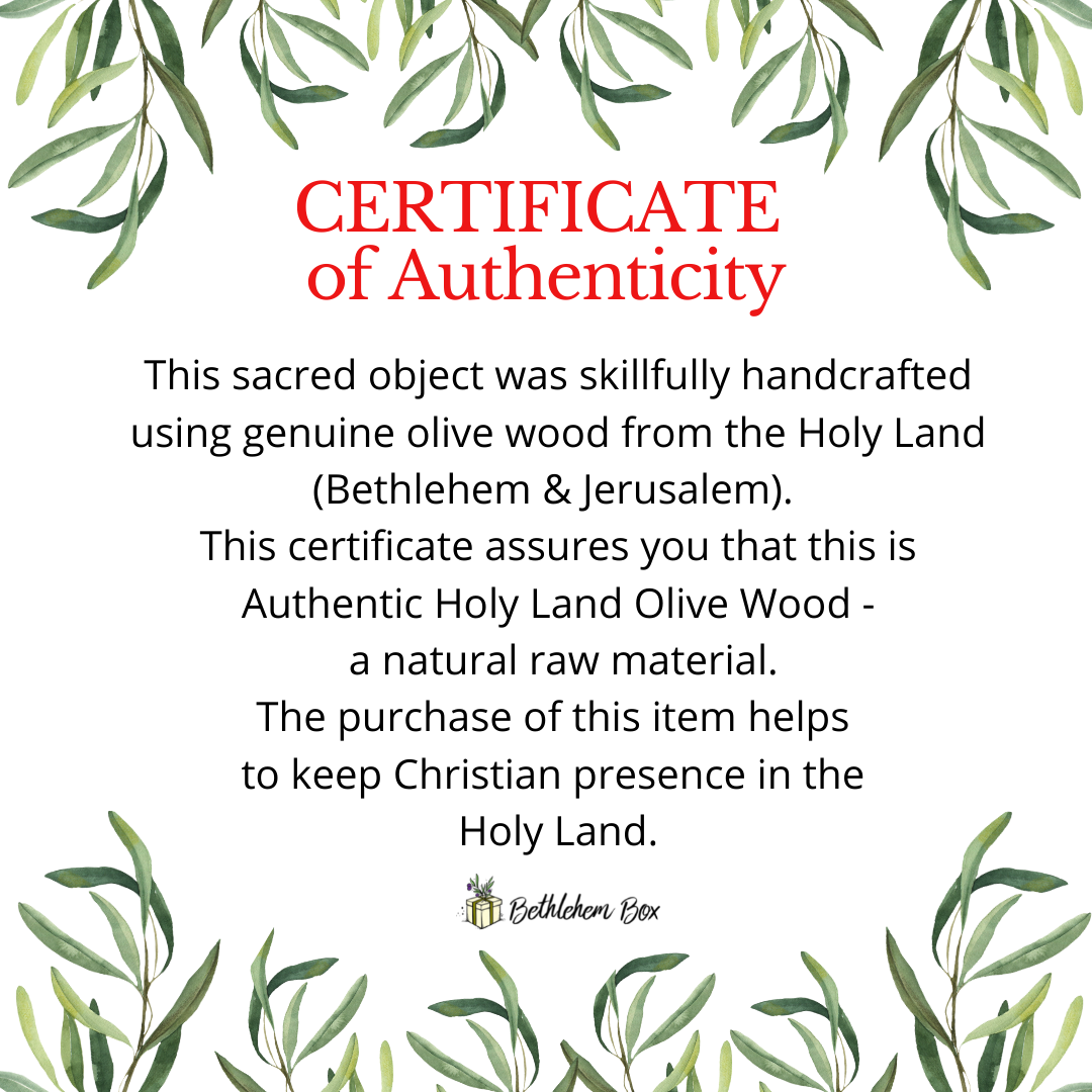 ✝️100% Handmade Olive Wood Carved Beads Rosary with Holy Soil(𝐂𝐡𝐚𝐝 𝐒𝐦𝐢𝐭𝐡 𝐇𝐚𝐧𝐝𝐦𝐚𝐝𝐞®)