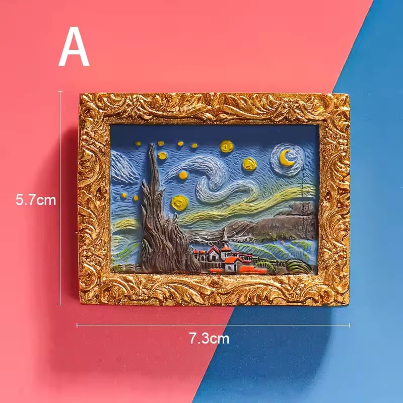 🎉Letzter Tag 49% Rabatt🔥Van Gogh inspiriertes Kühlschrankmagnet-Set