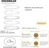 Moodear Gold Bracelet for Women 14K Real Gold Bracelet Sets for Women Dainty Snake Chain Bracelet Adjustable Cuban Link Bracelet for Women Cuff Bangle Gold Stackable Bracelets for Womens Jewelry Sets