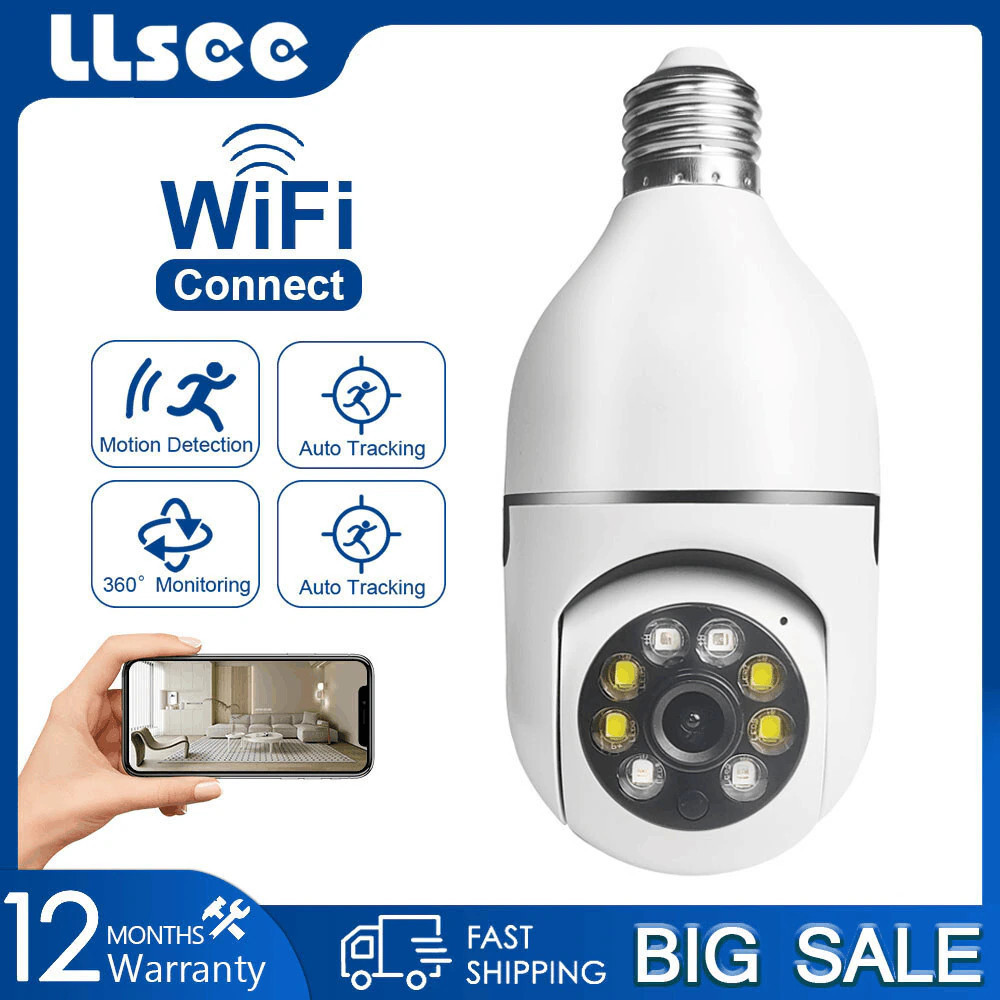 🎁Last Day Sale 50% OFF🔥 Bulb Surveillance Camera