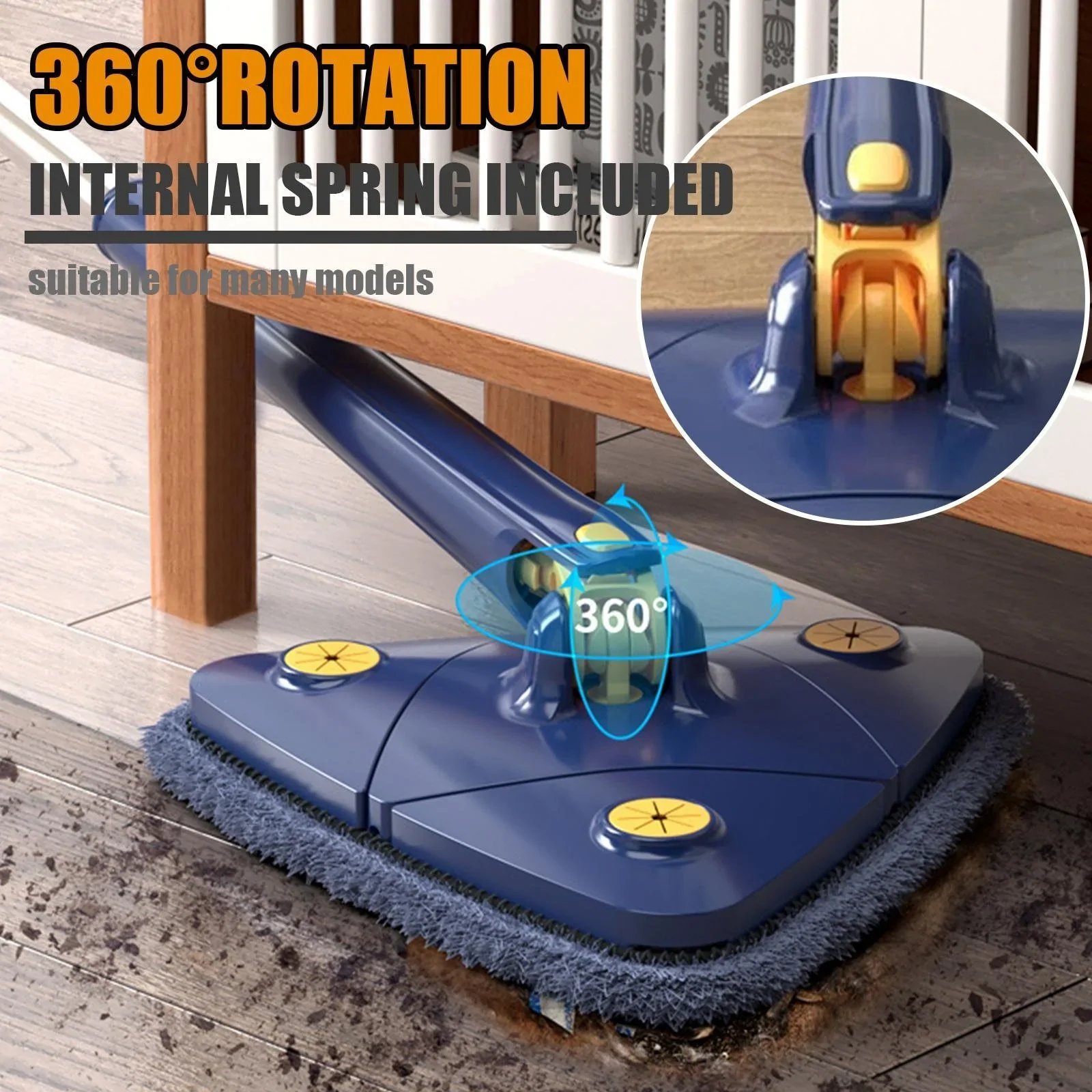 360° Rotating Adjustable Cleaning Mop