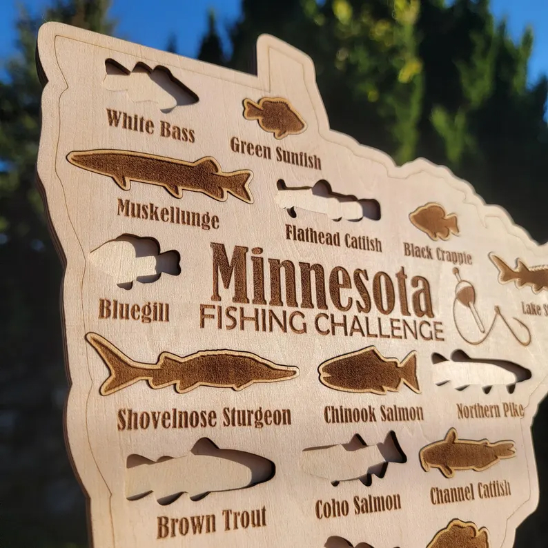 USA Fishing Map