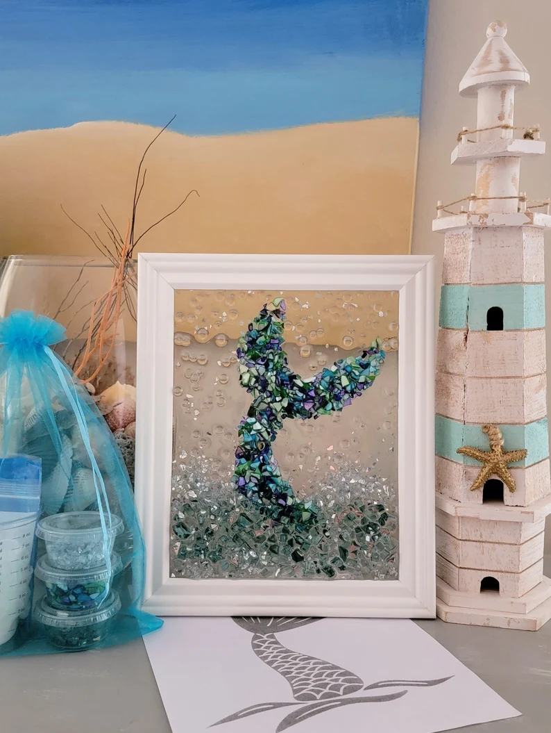 🌊✨DIY Wave Art Photo Frame Set