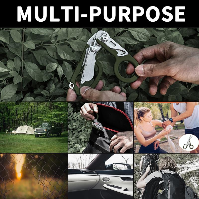 ✂️8 in 1 outdoor tactical scissors✂️Upgraded version multi-function folding rescue scissors