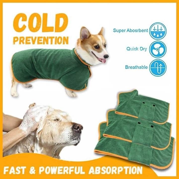 (🎄Christmas Promotion--48%OFF)Super absorbent pet bathrobe(Buy 2 Free Shipping）