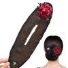 🔥Last Day 50% OFF🔥Hand Embroidered Flowers Deft Bun🔥Buy 3 Save 20% & Free Shipping