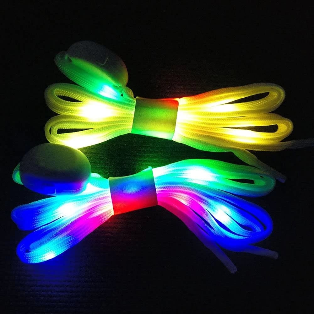 (🌲EARLY CHRISTMAS SALE - 50% OFF) 🎁2 pairs LED Flashing Shoestrings(🔥Buy More Save More)