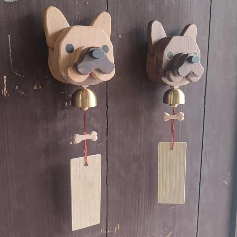 🔥Last Day 49% OFF🎁Handcrafted Wooden Shiba Inu Doorbell Wind Chime