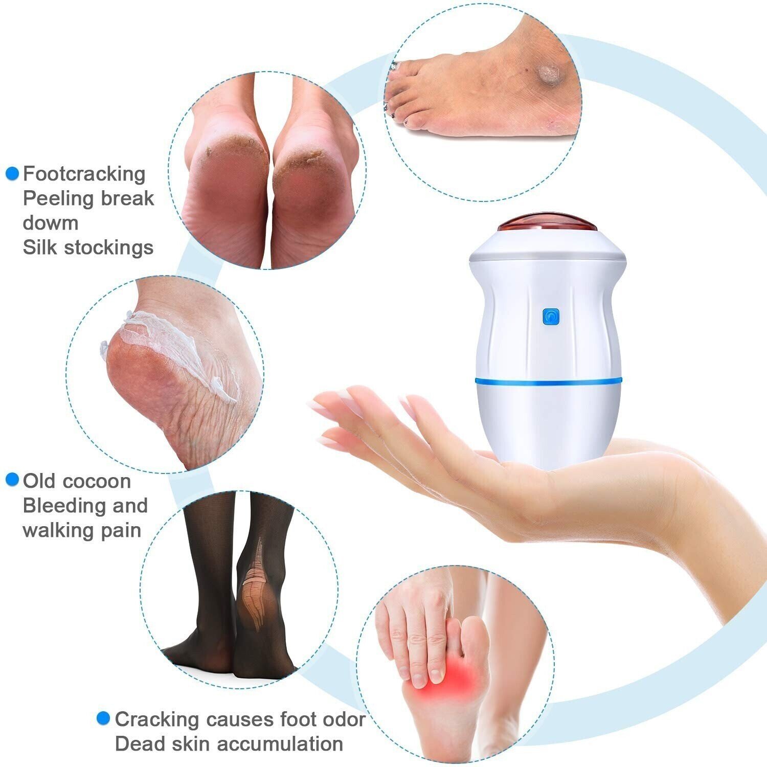 🎁Last Day Promotion- SAVE 70%🏠New Electric Foot Grinder Skin Hard Rupture Skin Trimmer Dead Skin