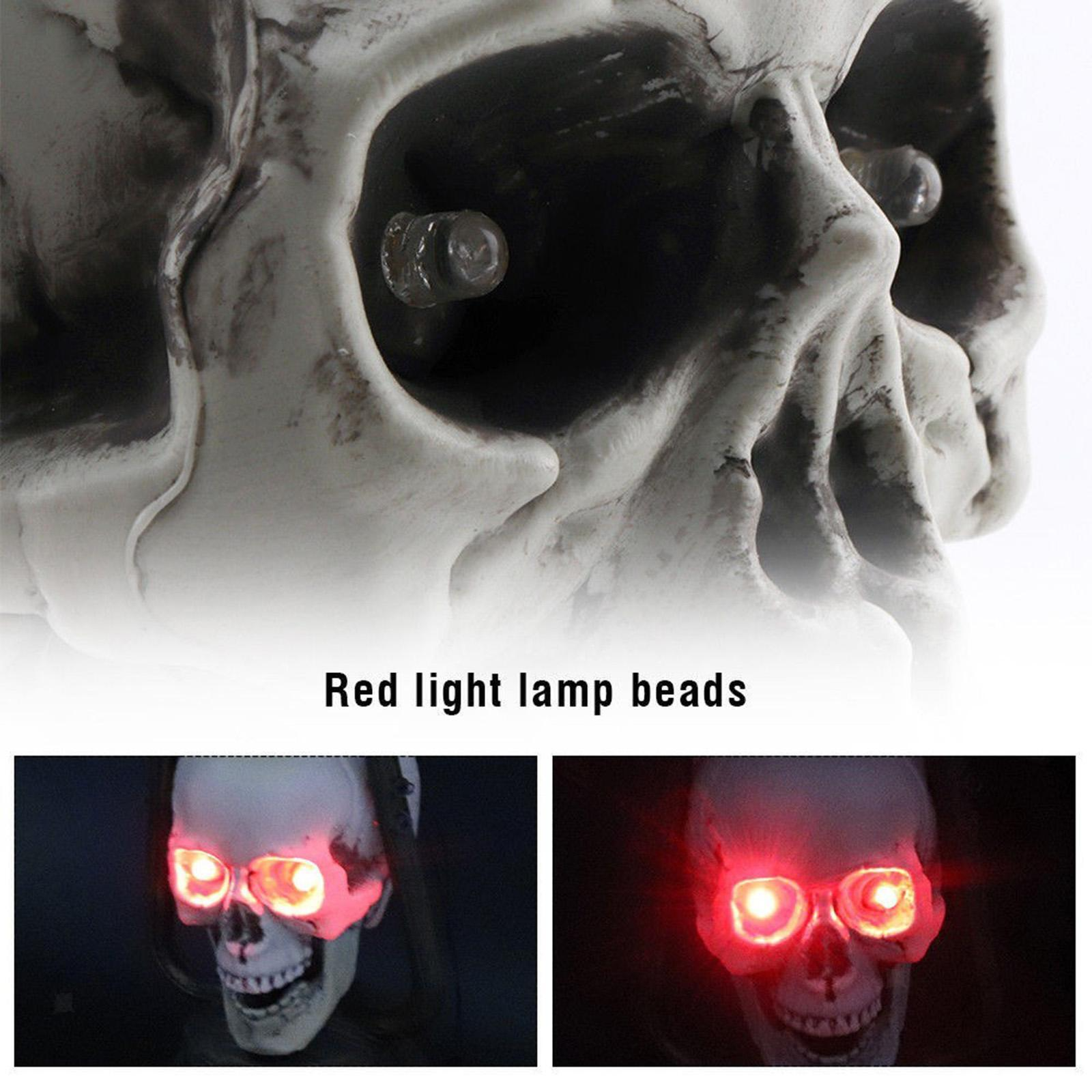 Scary LED Halloween Skull Lantern