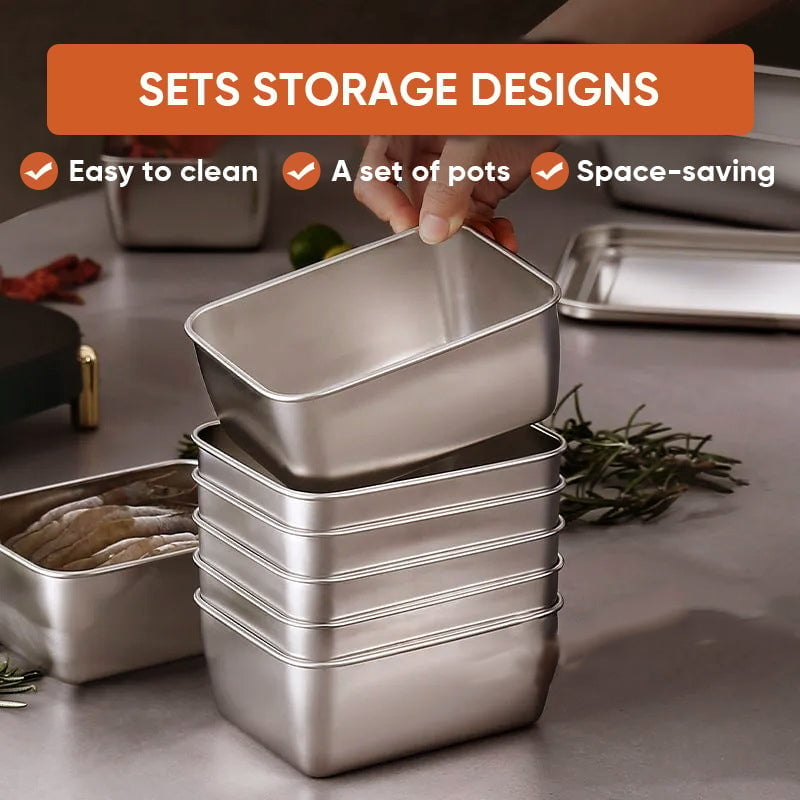 🎁TikTok Last Day Sale - 70% OFF🔥Stainless Steel Food Storage Container