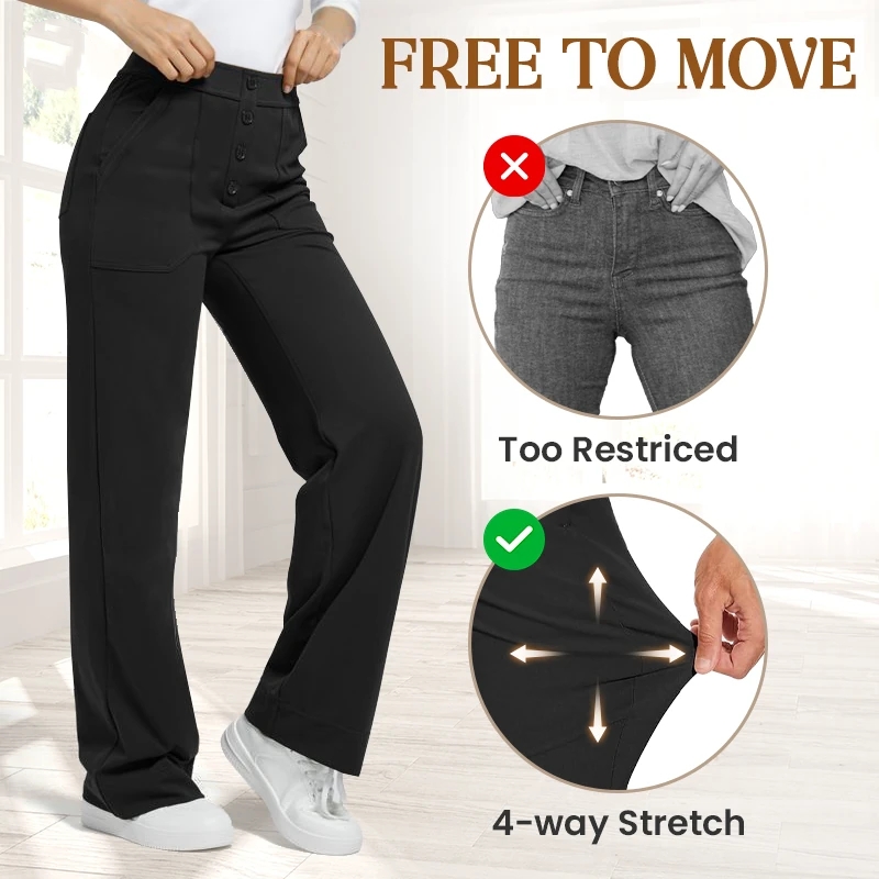 🔥Last Day Promotion 70% OFF🔥Casual High Waist Stretch Pants